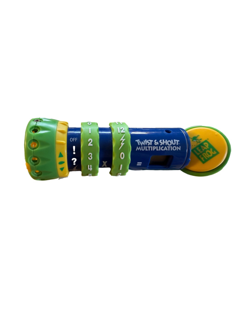 LeapFrog Twist & Shout Multiplication Learning Toy Blue Green untested - Picture 2 of 3